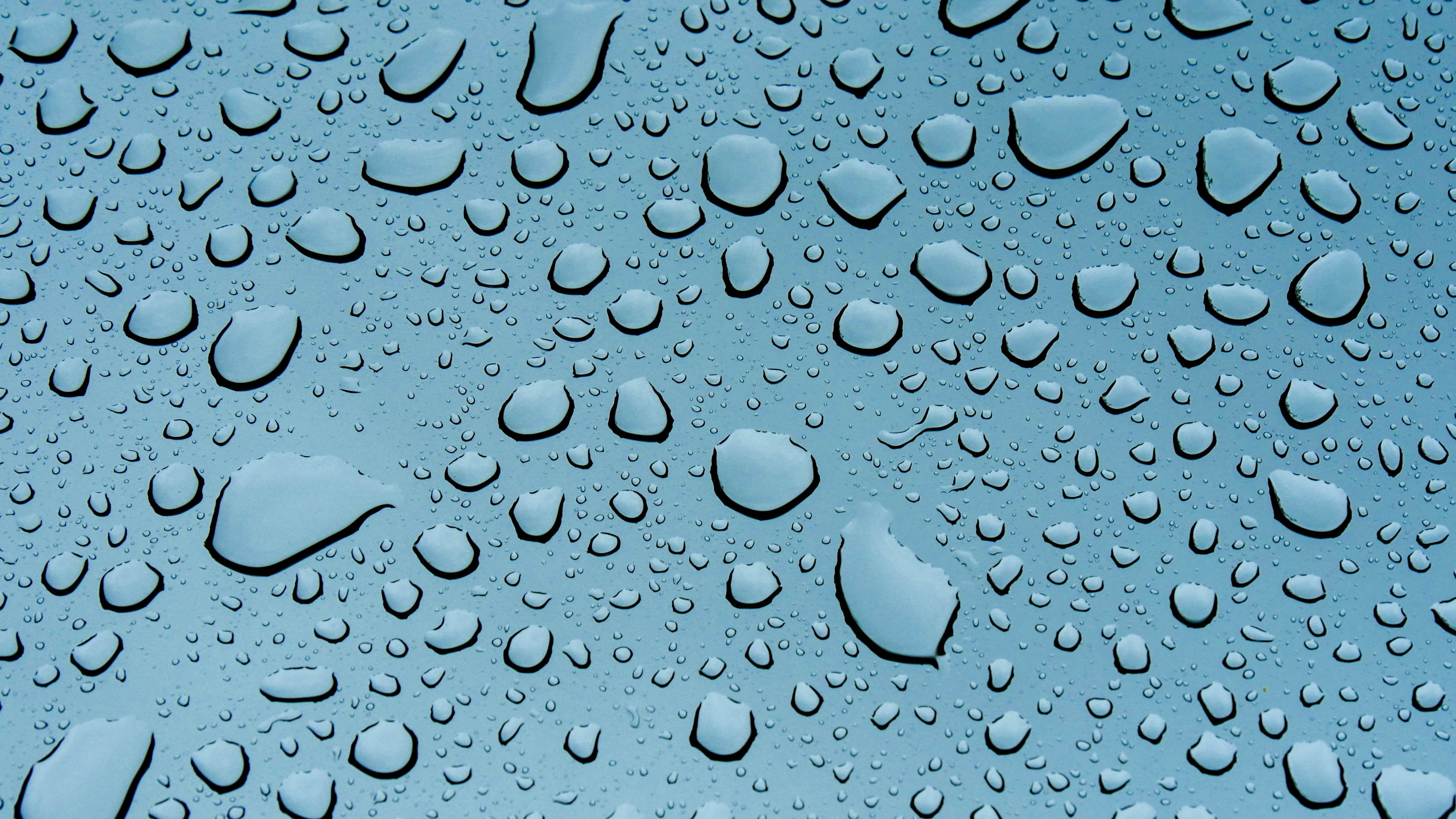 Ac Tune-up water droplets on glass